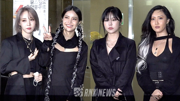그룹 마마무 (MAMAMOO / 솔라, 문별, 휘인, 화사) [사진=RNX news]