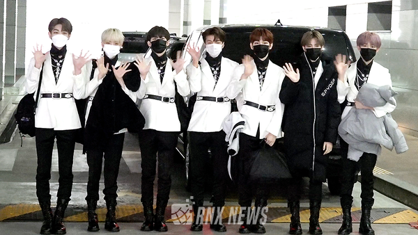 그룹 드리핀 (DRIPPIN / 차준호, 황윤성, 김동윤, 이협, 주창욱, 알렉스, 김민서) [사진=RNX news]