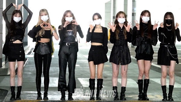 그룹 핫이슈 (HOT ISSUE / 나현, 메이나, 형신, 다나, 예원, 예빈, 다인) [사진=RNX news]