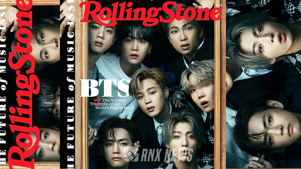 그룹 BTS ( 방탄소년단 / RM, 진, 슈가, 제이홉, 지민, 뷔, 정국)  [자료=RNX뉴스 DB /Rolling Stone]