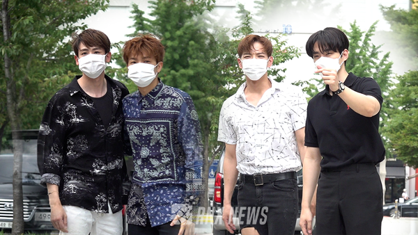 그룹 2PM (투피엠 / JUNK, 닉쿤, 택연, 우영, 준호, 찬성) [사진=RNX news]