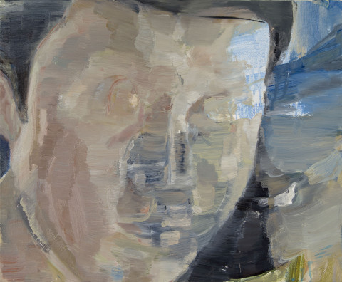 [사진=이샛별 ‘얼굴 없는 얼굴(Faceless)’, Oil on canvas, 2020, 37.9×45.5㎝]