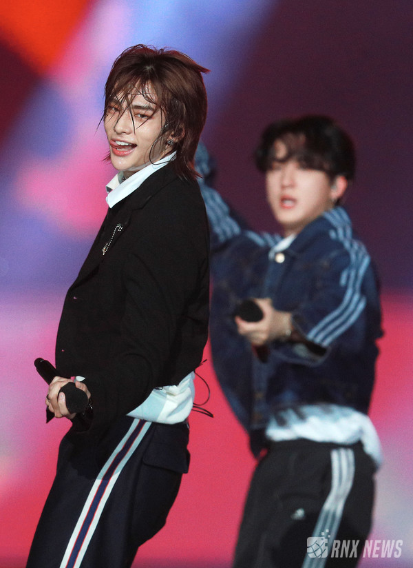 그룹 Stray Kids(스트레이 키즈/방찬, 리노, 창빈, 현진, 한, 필릭스, 승민, 아이엔) [사진=RNX news]