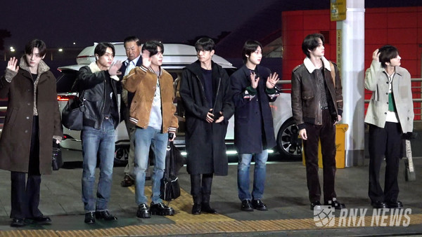 그룹 ENHYPEN (성훈, 니키, 정원, 희승, 제이, 제이크, 선우) [사진/영상=RNX news]