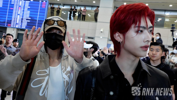 그룹 ZEROBASEONE(ZB1/성한빈, 김지웅, 장하오, 석매튜, 김태래, 리키, 김규빈, 박건욱, 한유진) [사진/영상=RNX news]