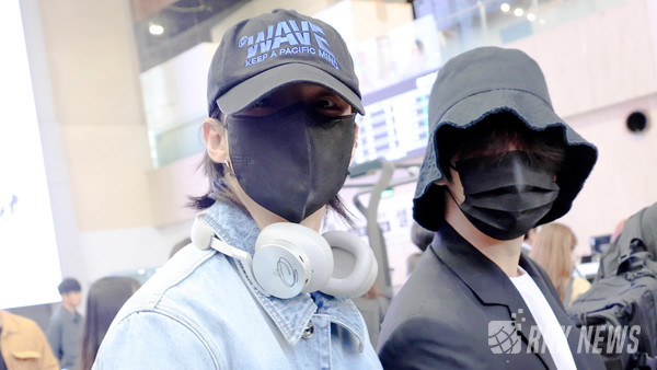 그룹 'StrayKids' 리노(LeeKnow)와 현진(Hyunjin) [사진/영상=RNX news]