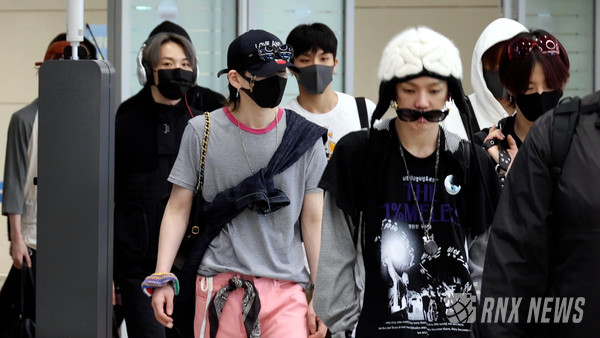 그룹 TREASURE(최현석, 지훈, 요시, 준규, 윤재혁, 아사히, 도영, 하루토, 박정우, 소정환) [사진/영상=RNX news]