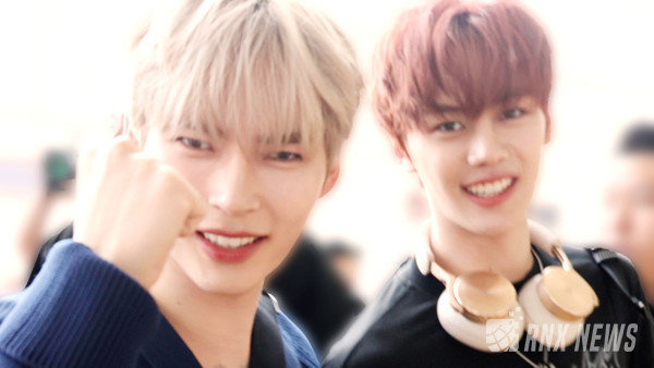 그룹 ZEROBASEONE (제로베이스원/ZB1) 성한빈, 김규빈  [사진=RNX news]