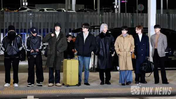 그룹 ATEEZ(홍중, 성화, 윤호, 여상, 산, 민기, 우영, 종호) [사진/영상=RNX news]