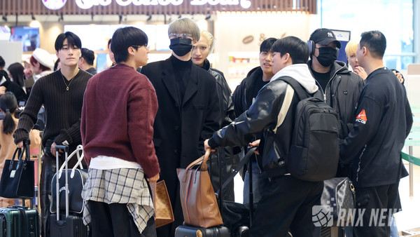 그룹 ATEEZ(홍중, 성화, 윤호, 여상, 산, 민기, 우영, 종호) [사진/영상=RNX news]