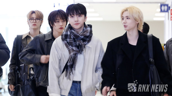 그룹 BOYNEXTDOOR (성호, 리우, 명재현, 태산, 이한, 운학) [사진/영상=RNX news]