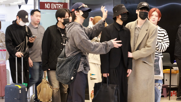 그룹 ATEEZ(홍중, 성화, 윤호, 여상, 산, 민기, 종호) [사진/영상=RNX news]