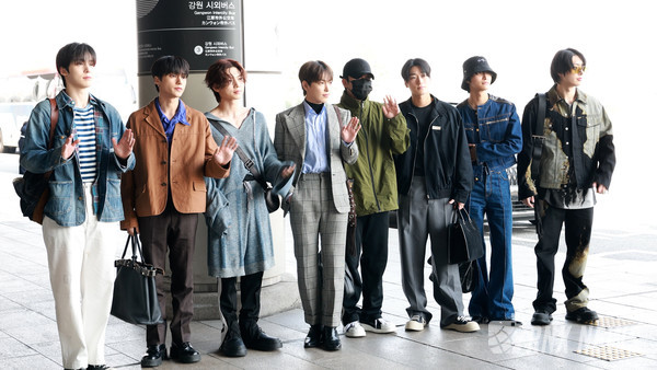 그룹 ATEEZ(홍중, 성화, 윤호, 여상, 산, 민기, 종호, 우영) [사진/영상=RNX news]