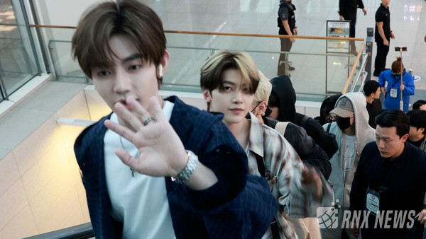 그룹 ZEROBASEONE (ZB1/김지웅, 장하오, 성한빈, 석매튜, 김태래, 리키, 김규빈, 박건욱, 한유진) [사진=RNX news]