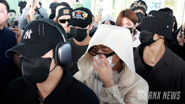 그룹 ATEEZ(홍중, 성화, 윤호, 여상, 산, 민기, 종호, 우영) [사진/영상=RNX news]