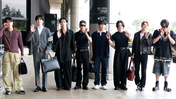 그룹 ATEEZ(홍중, 성화, 윤호, 여상, 산, 민기, 종호, 우영) [사진/영상=RNX news]