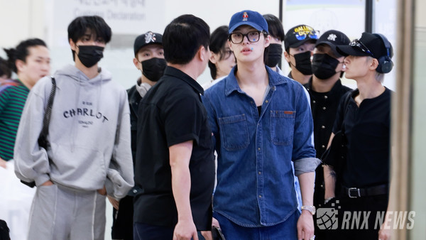 그룹 ATEEZ(홍중, 성화, 윤호, 여상, 산, 민기, 종호, 우영) [사진/영상=RNX news]